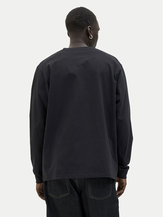 Jack&Jones Jack&Jones Majica dugih rukava Soho 12278788 Crna Relaxed Fit