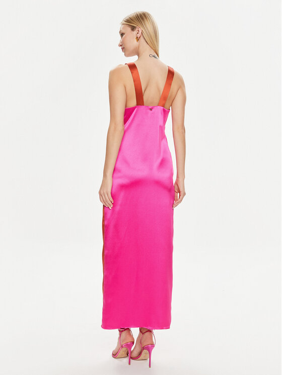 LOLA CASADEMUNT LOLA CASADEMUNT Sukienka letnia MS2416033 Kolorowy Regular Fit