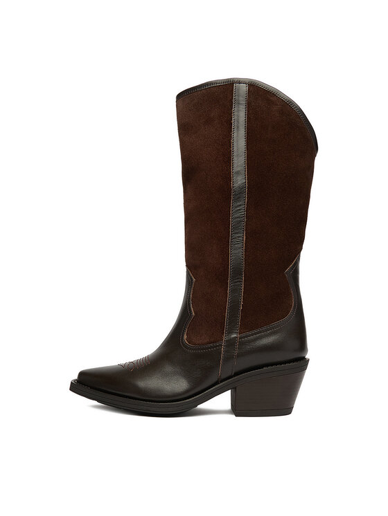 Badura Badura Stivali texani EO-BAYLOR-07101 Marrone