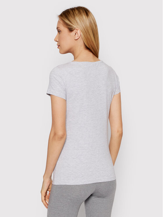 4F 4F T-Shirt H4L22-TSD353 Szary Regular Fit