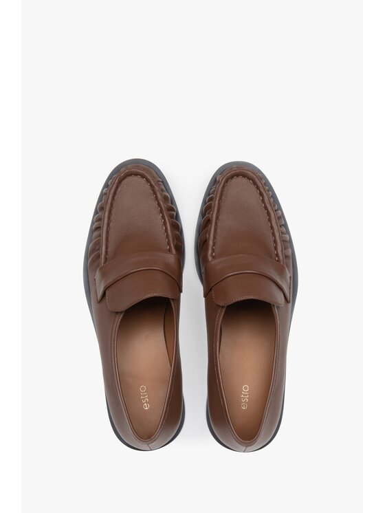 Estro Estro Loafers ER00117192 Καφέ