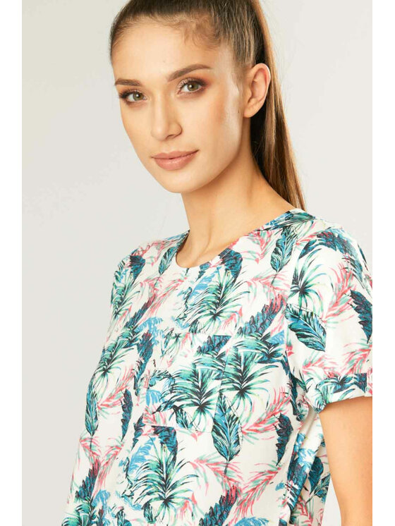 QUIOSQUE QUIOSQUE Halenka MINI PALMER BLOUSE Barevná Regular Fit