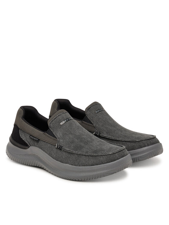 Skechers Skechers Polobotky Relaxed Fit: Hasting - Fielden 205066/BLK Černá