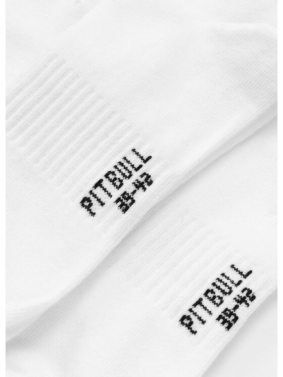 PITBULL PITBULL Skarpety długie High Crew HILLTOP Biały