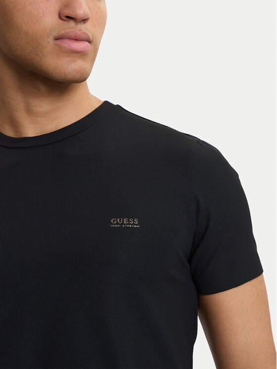 Guess Guess T-Shirt M6RI19 KD202 Czarny Regular Fit
