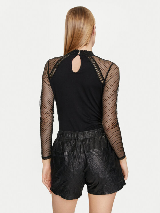 Morgan Morgan κορμάκι 241-TJULIE Μαύρο Slim Fit