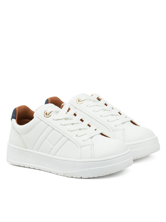 Tommy Hilfiger Tommy Hilfiger Αθλητικά Low Cut Lace-Up Sneaker T3X9-33857-1355 M Λευκό