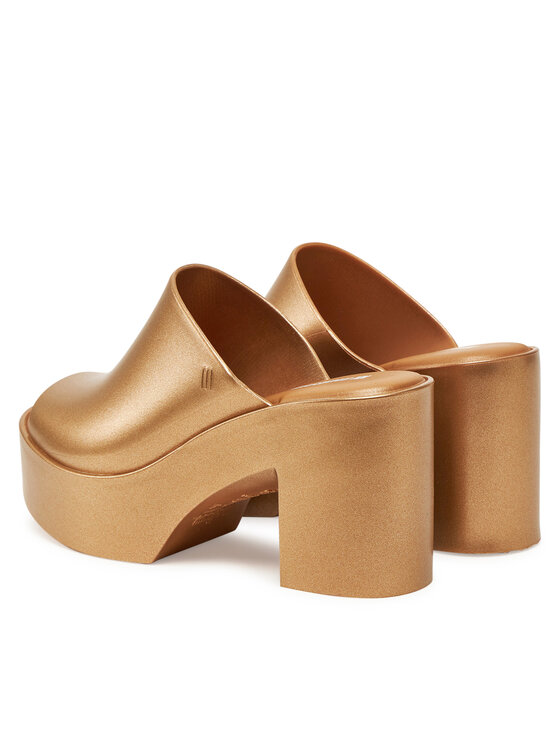 Melissa Melissa Klapki Melissa Mule Hype Metallic Ad 36497 Złoty