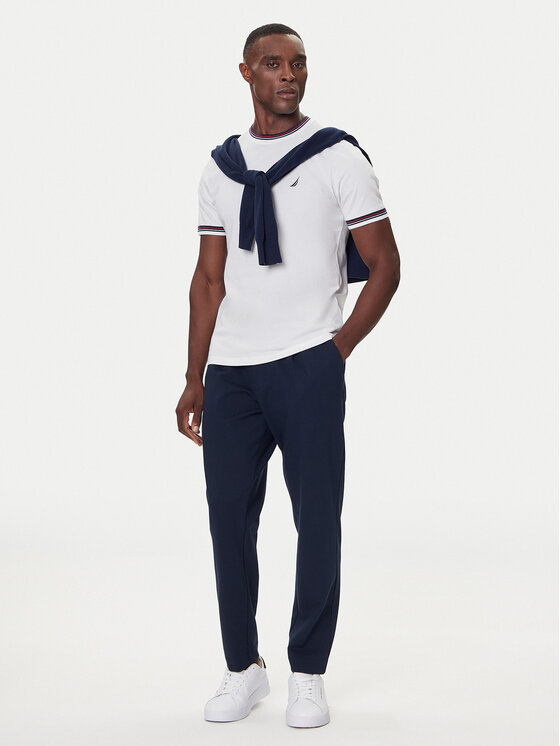 Nautica Nautica Тишърт N1S03440 Бял Regular Fit