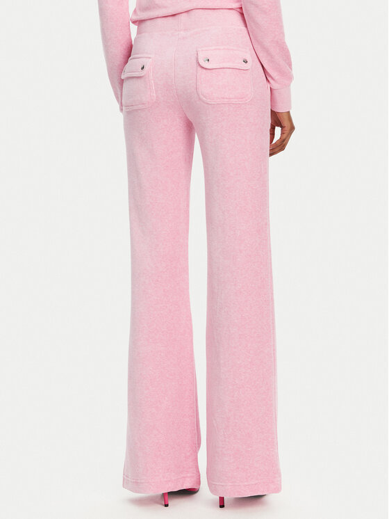Juicy Couture Juicy Couture Долнище анцуг Layla JCSEBJ001 Розов Flared Leg