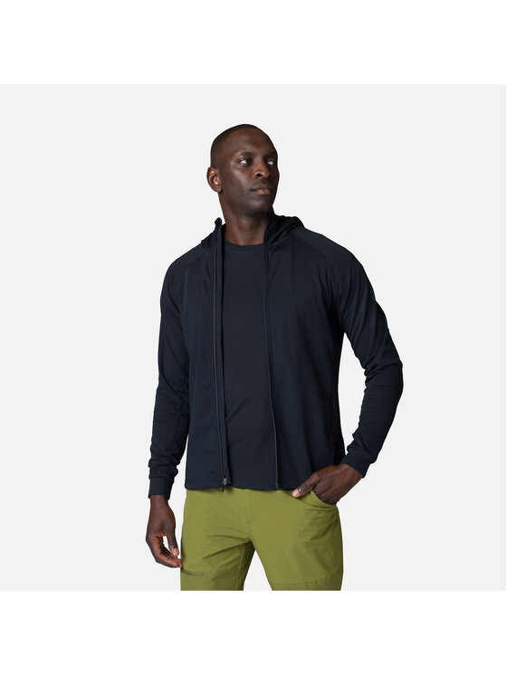 Rossignol Rossignol Bluza Midlayer Thin Fz Czarny Regular Fit