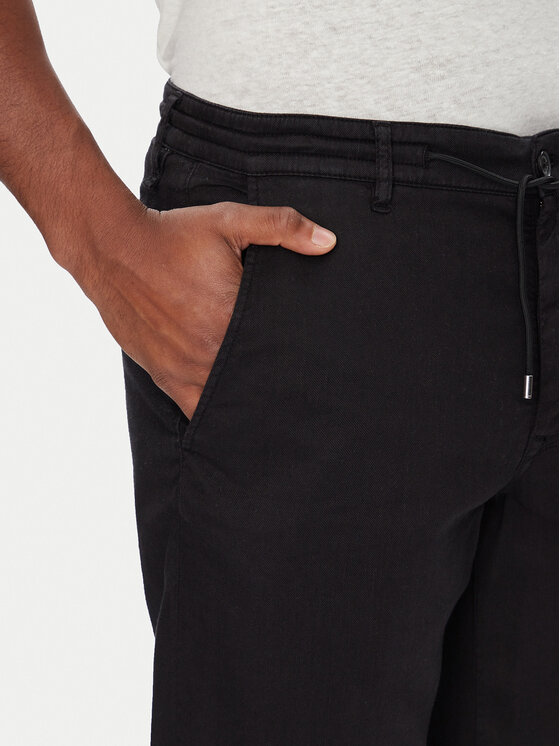 Baldessarini Baldessarini Riidest püksid B1 16849.2266 Must Regular Fit