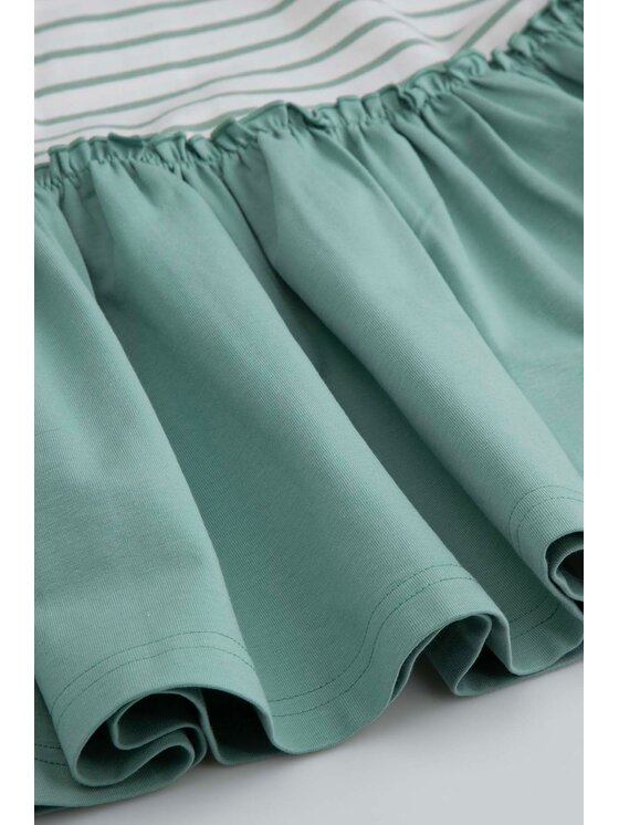 Coccodrillo Coccodrillo Každodenní šaty WC6129201RGK-011 Zelená Regular Fit