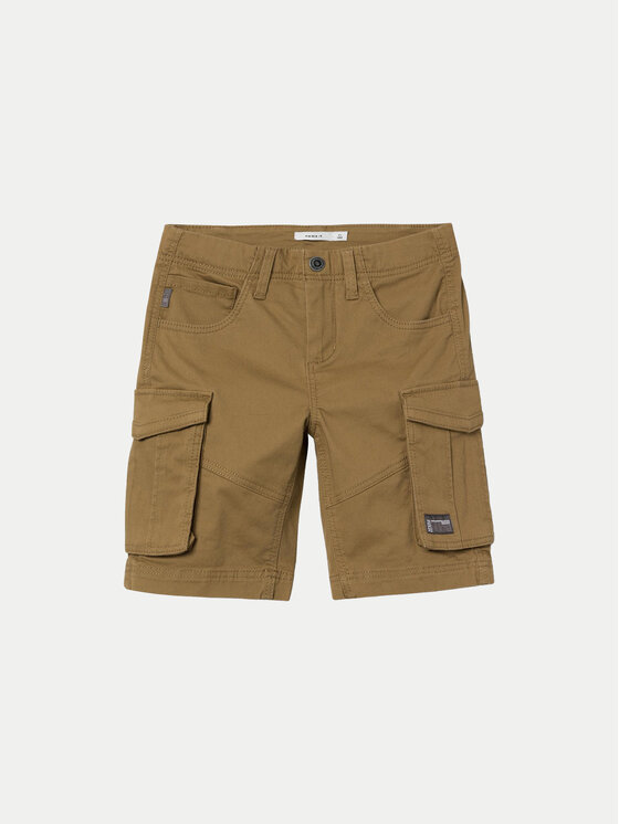 NAME IT NAME IT Pantaloncini di tessuto 13198124 Beige Regular Fit