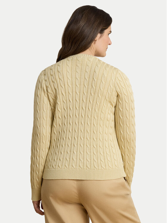 LAUREN RALPH LAUREN LAUREN RALPH LAUREN Pletena jopica Cable 200P14040501 Bež Regular Fit
