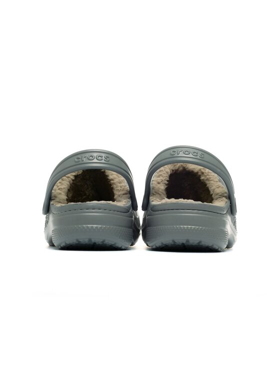 Crocs Crocs Klapki Baya Lined Clog Kid's Szary