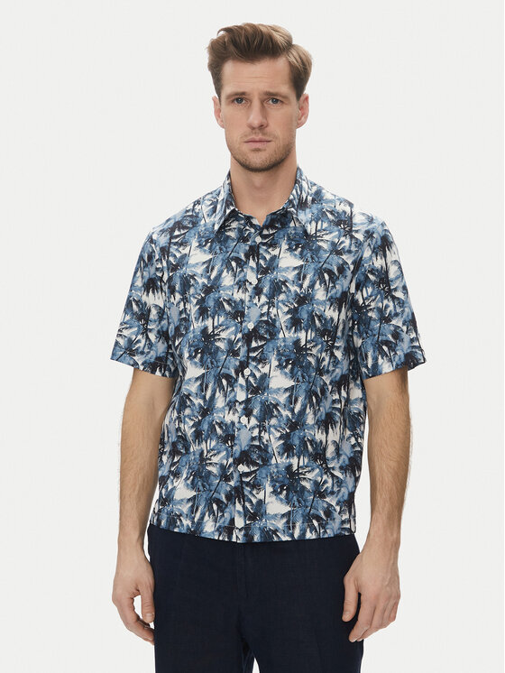 Armani Exchange Košeľa XM001240 AF14869 F0041 Modrá Regular Fit