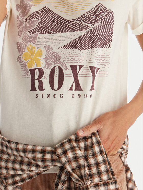 Roxy Roxy T-särk Oceanregular Poster ERJZT06017 Ekrüüvärv Regular Fit