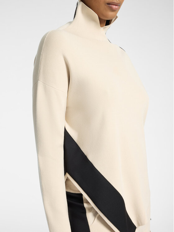 Elena Mirò Elena Mirò Sweter M111Z000829N002 Kremowy Over Fit