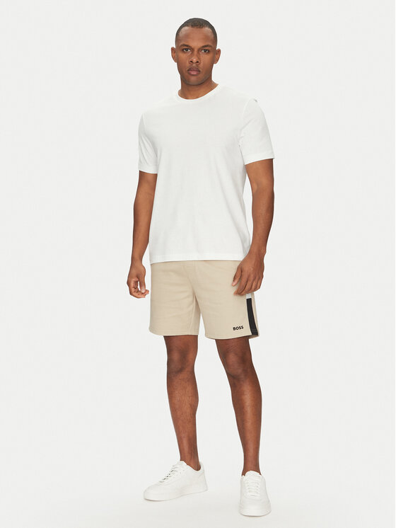 BOSS BOSS Спортивні шорти Iconic 50540730 Бежевий Regular Fit