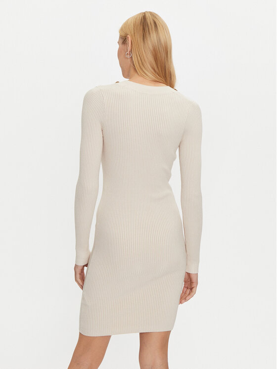 Marciano Guess Marciano Guess Rochie tricotată 4BGK01 5613Z Écru Slim Fit