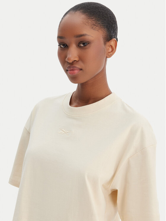 Reebok Reebok T-shirt Reebok x Ewa Chodakowska RK25611CCW Bež Relaxed Fit