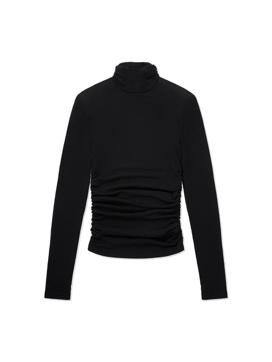 La Mania La Mania Longsleeve ESME Nero Classic Fit