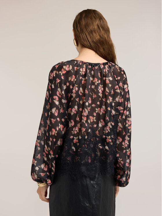 Motivi Motivi Blusa 2070W000841N0Z3 Nero Over Fit