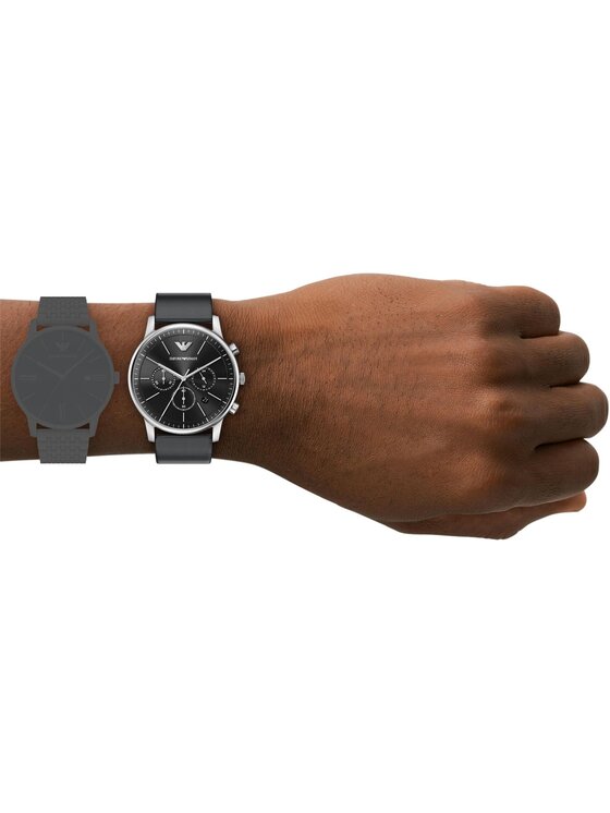 Emporio Armani Emporio Armani Hodinky AR11774 Černá