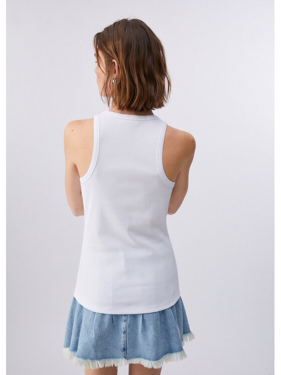Liu Jo Liu Jo Top WA6488J482211110 Bianco Regular Fit