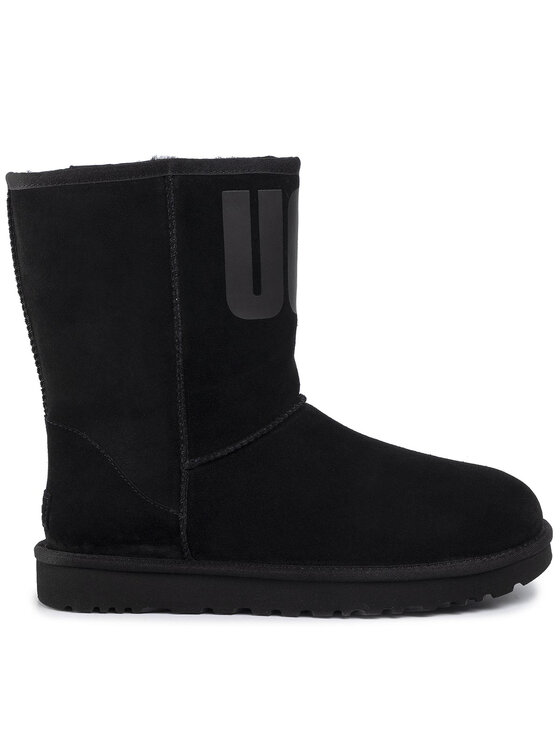 Ugg Ugg Lumesaapad W Classic Short Ugg Rubber Logo 1108230 Must