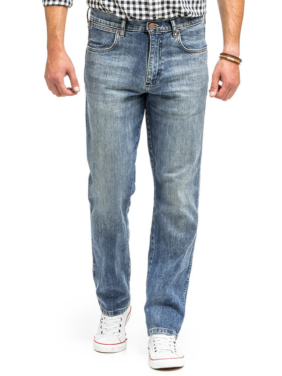 Wrangler Wrangler Jeansy TEXAS Niebieski Straight Fit