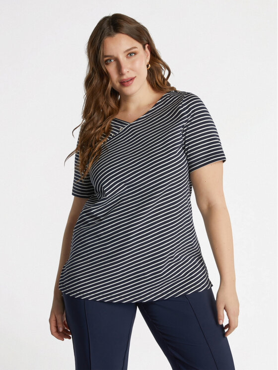 Fiorella Rubino Fiorella Rubino T-Shirt G265L008072N0Z4 Niebieski A-Line Fit