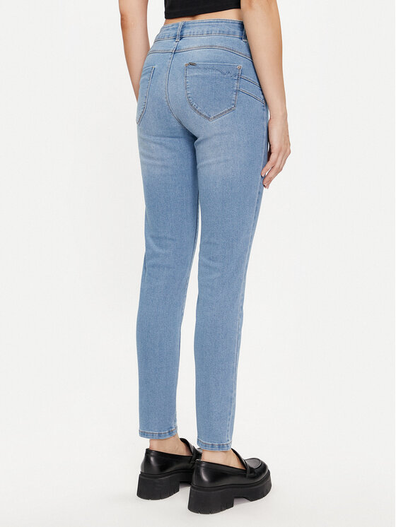 Morgan Morgan Blugi 241-PARDA Albastru Slim Fit