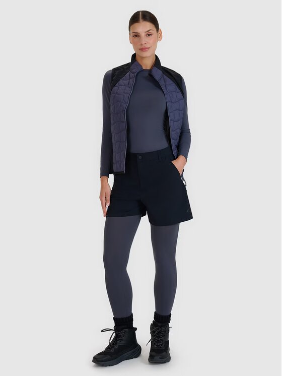 4F 4F Šortky 4FWSS25TFSHF0994-20S Černá Regular Fit