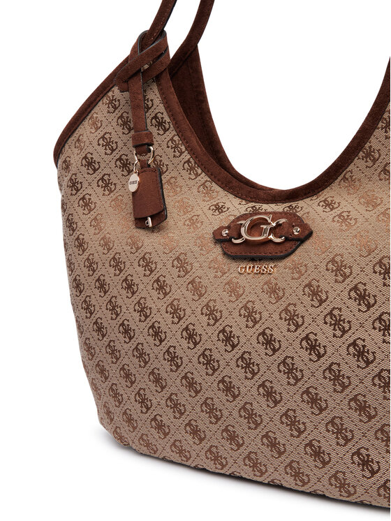 Guess Guess Torebka Samantha HWJG23 13230 Brązowy jasny
