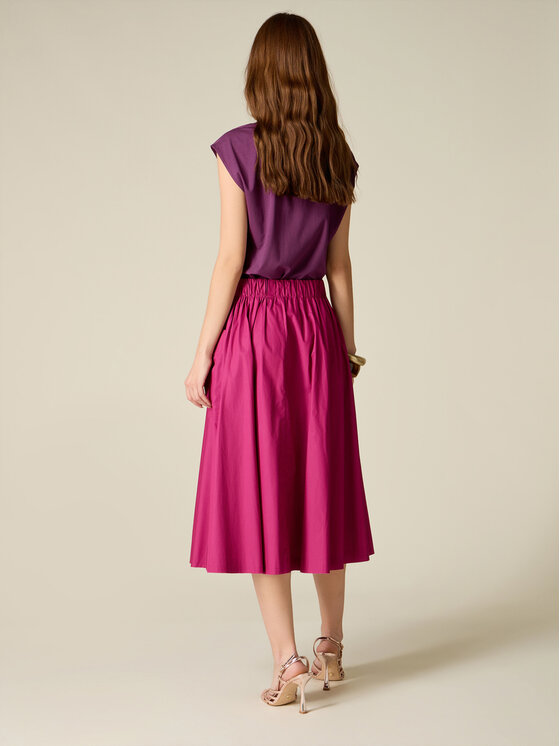 Oltre Oltre Gonna midi 1001J000295N019 Rosa Regular Fit