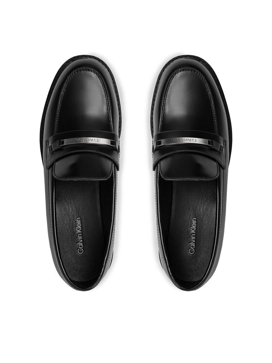 Calvin Klein Calvin Klein Лофери Rubber Sole Loafer W/Hw HW0HW02006 Чорний