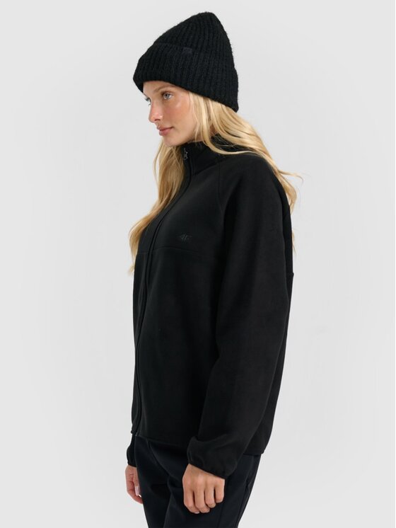 4F 4F Felpa di pile 4FRAW25TFLEF450-20S Nero Oversize