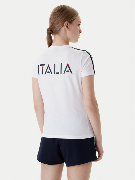 EA7 Emporio Armani EA7 Emporio Armani Tričko 7W001220 AF12503 U0002 Biela Regular Fit
