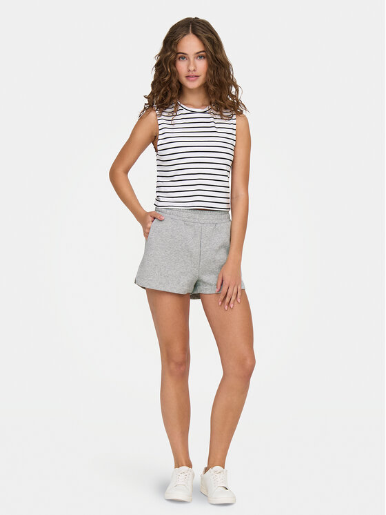 ONLY ONLY Спортни шорти Sweat 15245800 Сив Regular Fit