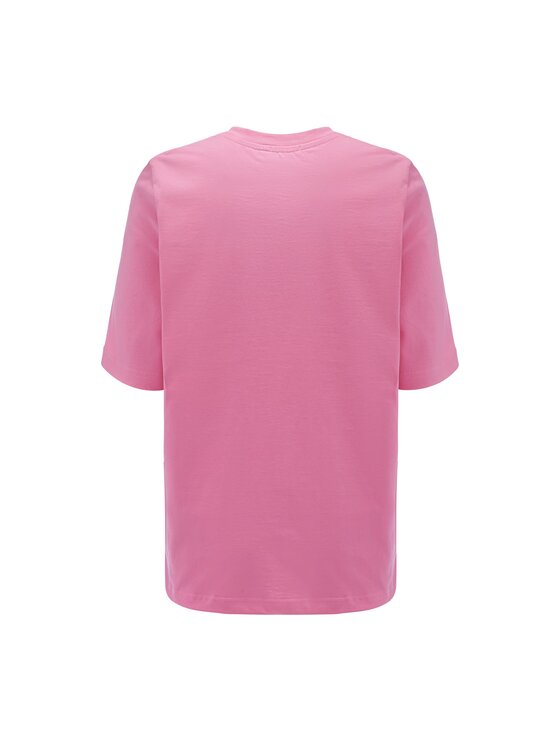 La Mania La Mania T-shirt LUCY 2 Rosa Basic Fit