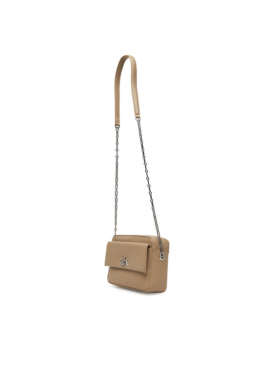 Calvin Klein Calvin Klein Torebka Ck Pocket Camera Bag K60K613089 Beżowy ciemny