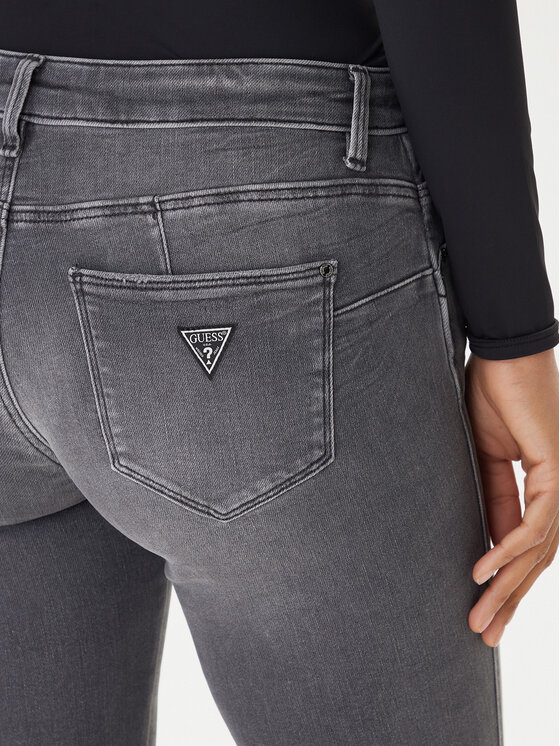 Guess Guess Jeansy W2YAJ2 D4PZ2 Šedá Skinny Fit