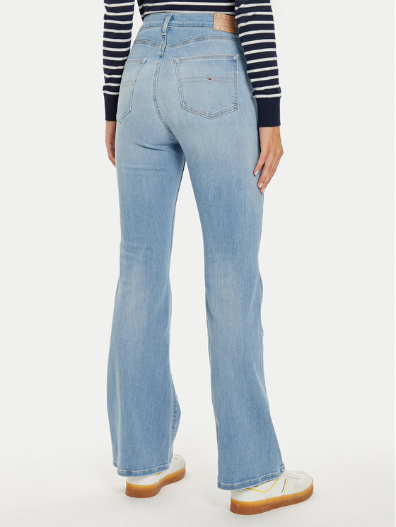 Tommy Jeans Tommy Jeans Džinsai Sylvia DW0DW19598 Mėlyna Flare Fit