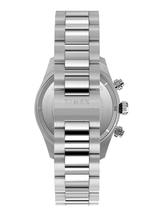 Timex Timex Zegarek TW2Y19200 Srebrny