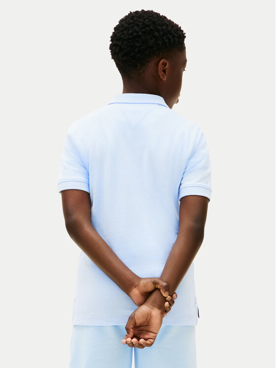 Tommy Hilfiger Tommy Hilfiger Tricou polo KB0KB09103 Albastru deschis Regular Fit