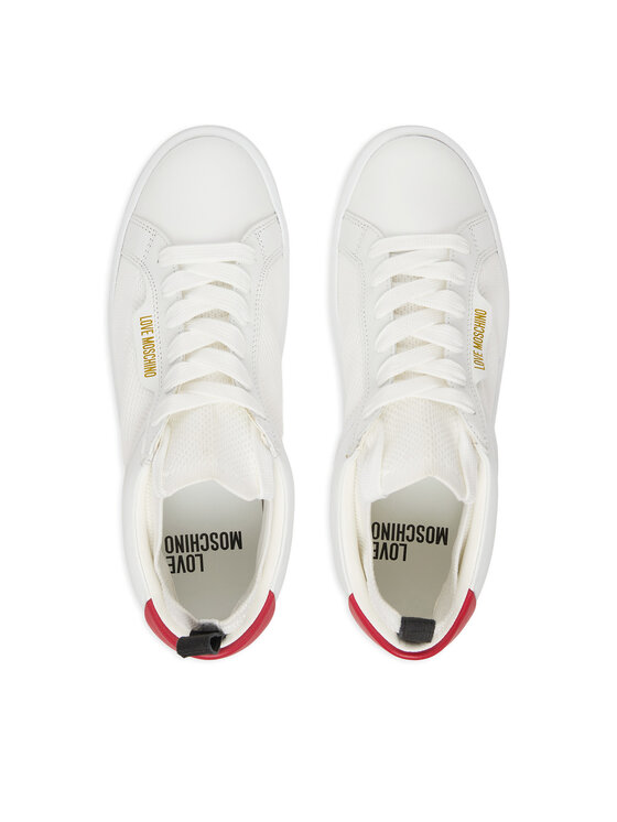 LOVE MOSCHINO LOVE MOSCHINO Sneakersy JA15055G1OIZ010B Bílá