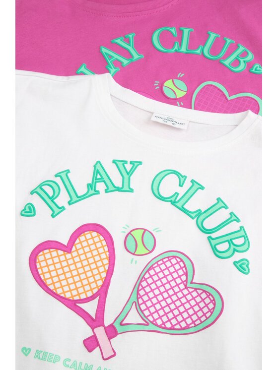 Coccodrillo Coccodrillo T-Shirt WC6143202JGK-001 Biały Regular Fit