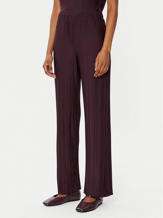 Stoffhose Gina Tricot, Größe XS Dunkelrot 23460